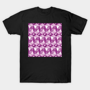 pink, violet and purple pentagons T-Shirt